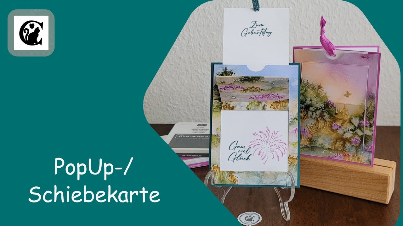 PopUp- / Schiebekarte / Stampin'Up