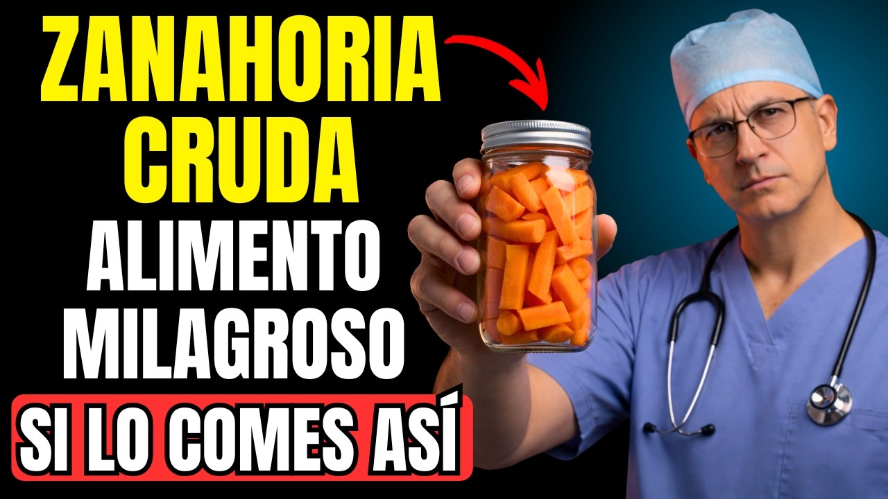 REVELADO! Los beneficios SECRETOS de comer ZANAHORIA CRUDA que casi NADIE CONOCE