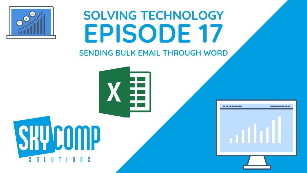 Sending a Bulk Email using Excel, Word and Outlook - Solving Technology - EP. 17