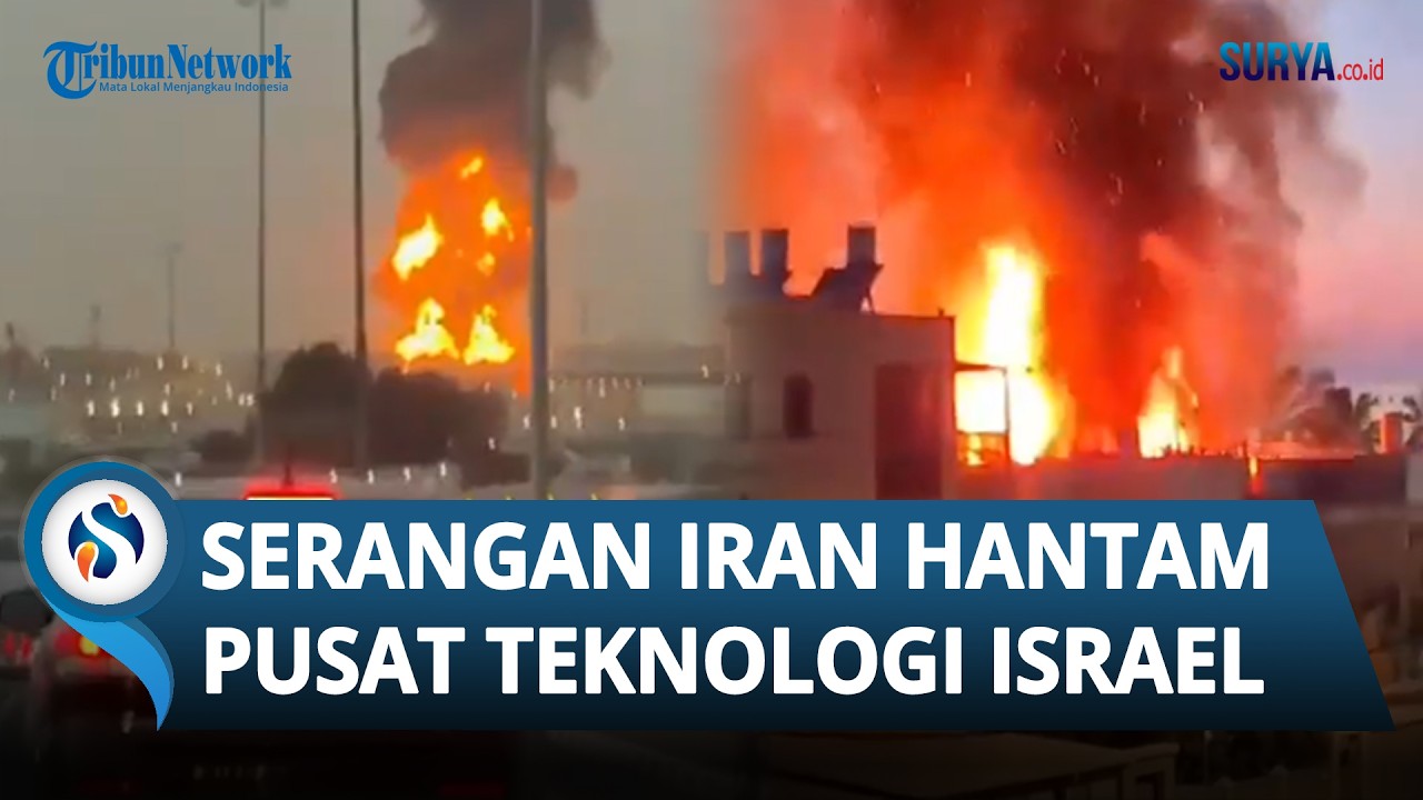 Serangan Iran Hantam Pusat Teknologi Siber dan Kompleks Manufaktur Senjata Israel