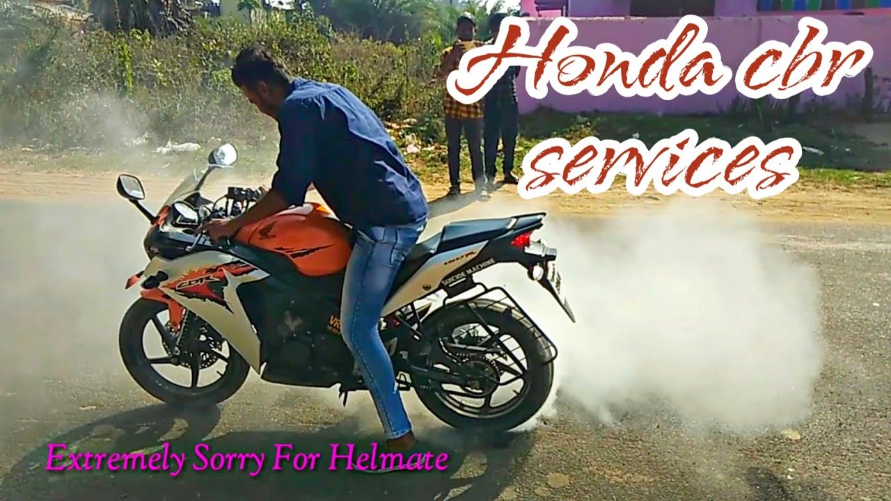 Honda cbr 150 R Services | Tyre | Chain sprocket | Oil change | coolent change |