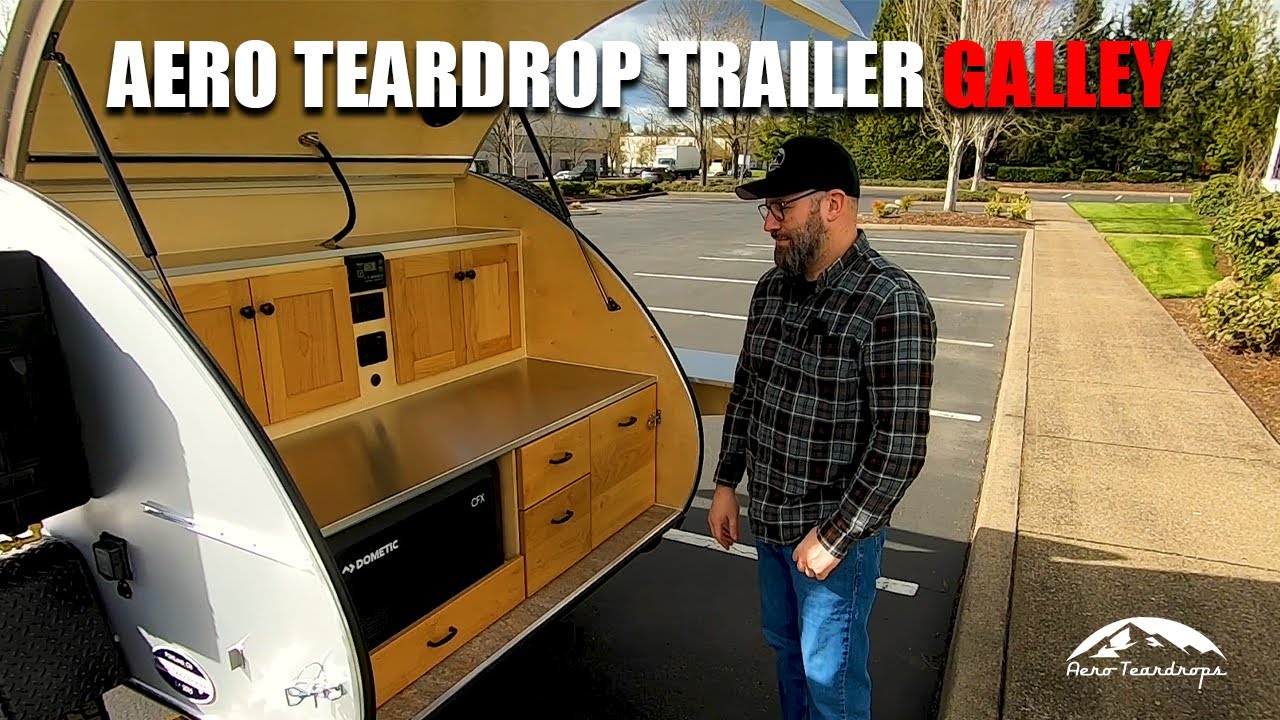 Aero Teardrops Kitchen Galley | Steel Model Teardrop Trailer