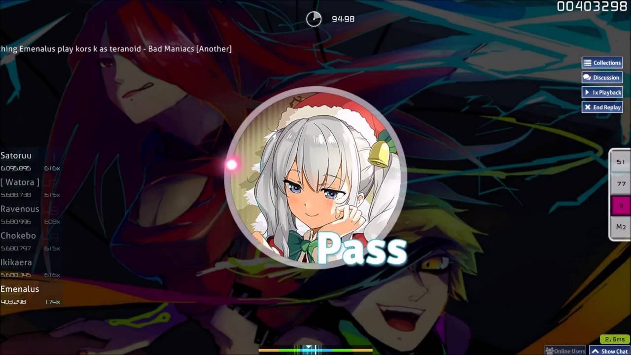 Osu! - Bad kors k as teranoid - Bad Maniacs [Another] FC