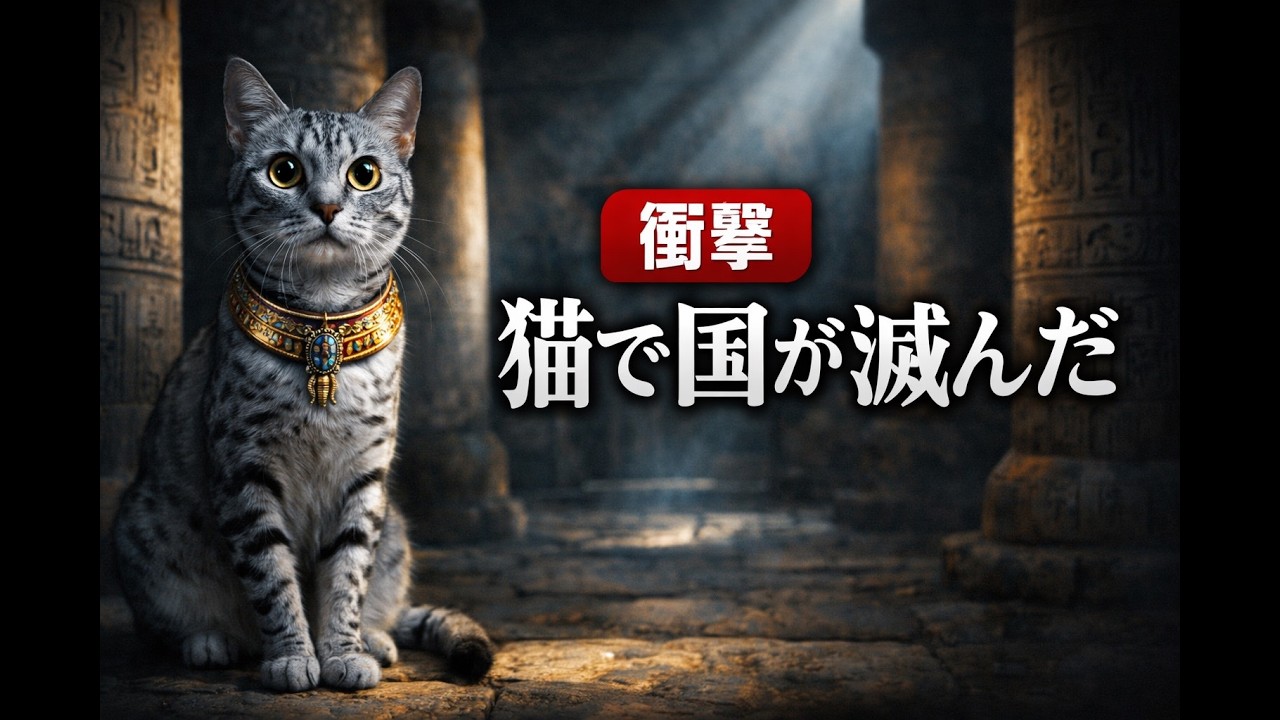 猫を盾にされて戦争に負けた古代エジプトの話【猫雑学】