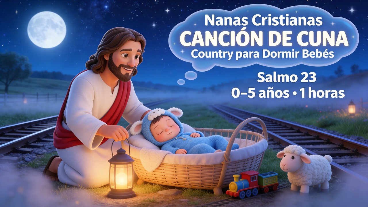 Nanas Cristianas Country para DORMIR BEBÉS 🚂 Gospel Choo-Choo (Salmos 23 & 91)