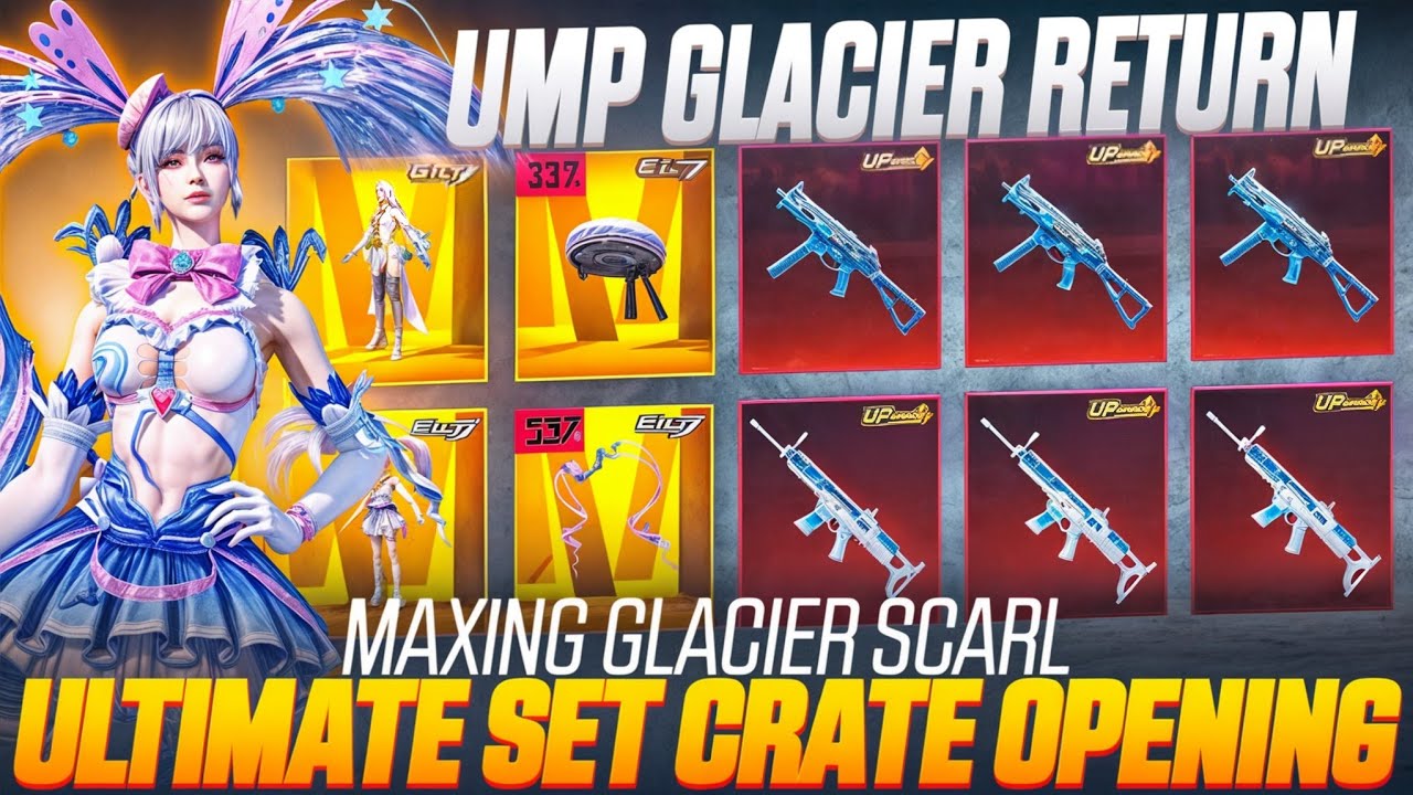 NEW ULTIMATE SPIN CRATE OPENING | MAXOUT GLACIER SCARL | GLACIER UMP & SCARL ULTIMATE CRATE OPENING