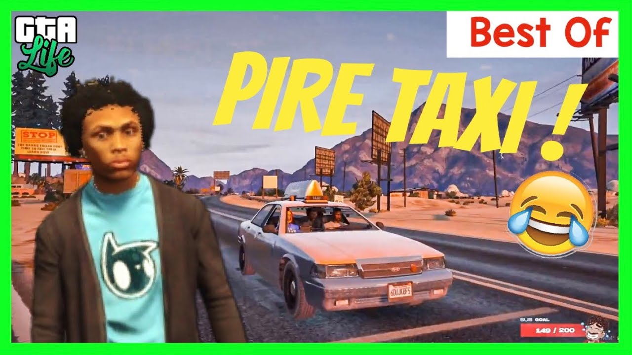 Vraiment le PIRE TAXI de tout Los Santos ! BEST OF BLAZX (GTALife)