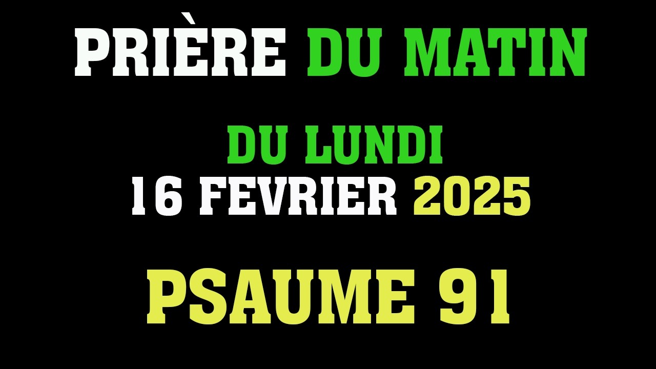 PRIÈRE PUISSANTE - PSAUME 91 et PSAUME 23 - L'une des PRIÈRES LES PLUS PUISSANTES de la BIBLE.