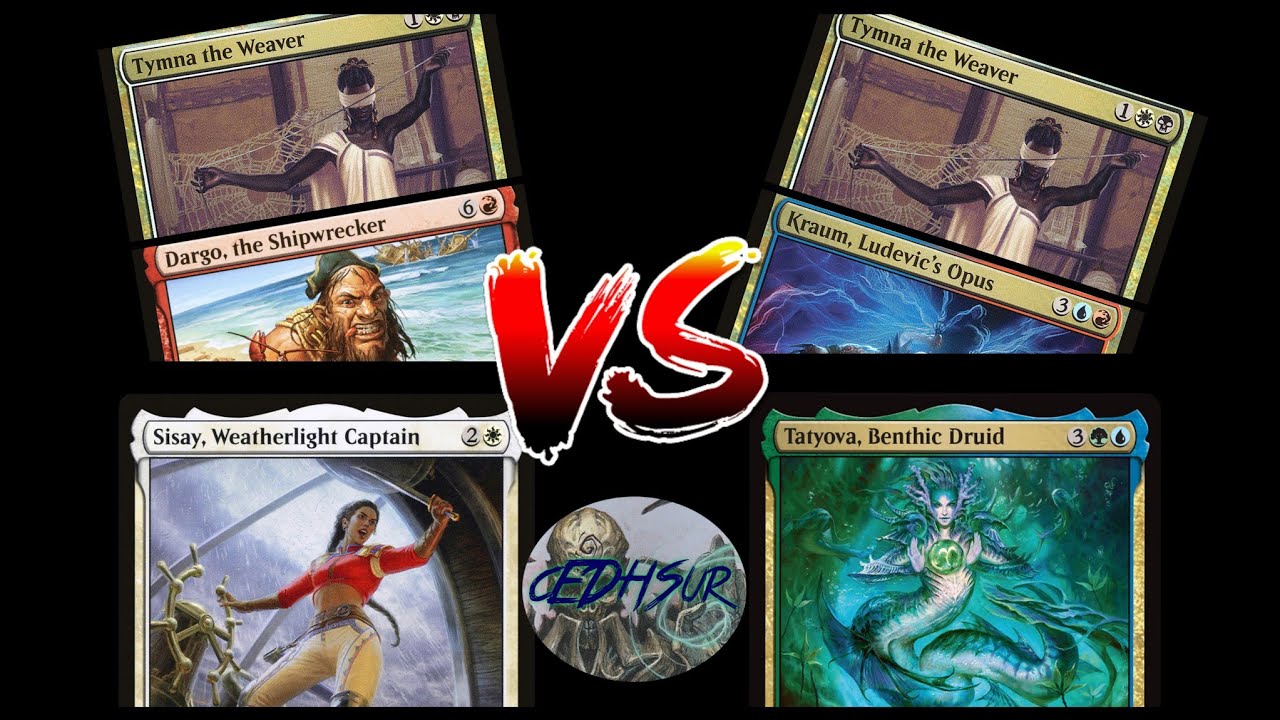 Partida cEDH en Español -  Tymna / Dargo vs Tymna / Kraum vs Sisay vs Tatyova