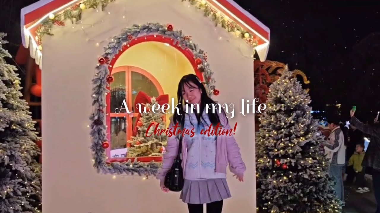 A week in my life 📚🎄 (Christmas edition)