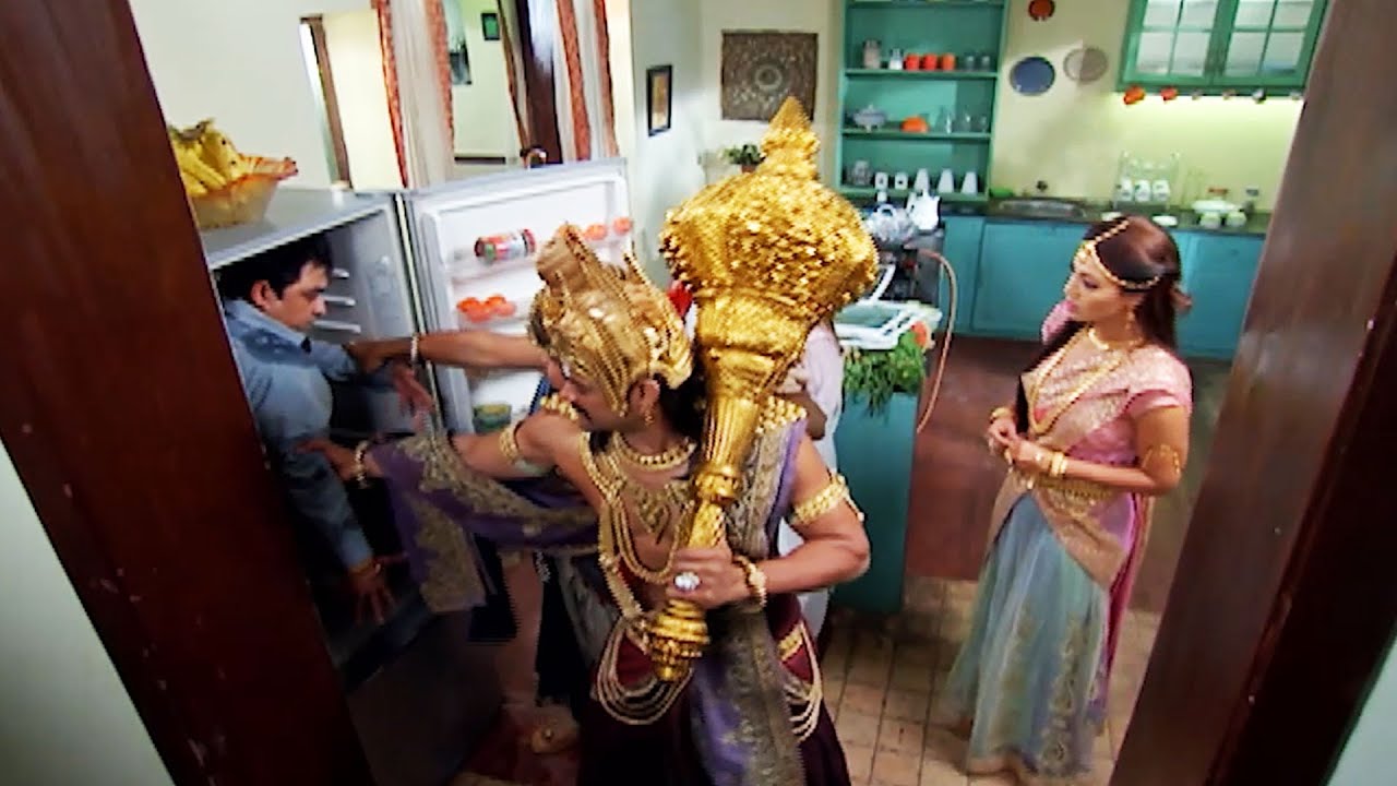 यमराज जी, चित्रगुप्त जी ने क्यों किया बबलू के पापा को फ्रिज के अंदर बंद ? | यम हैं हम | Yam Hain Hum