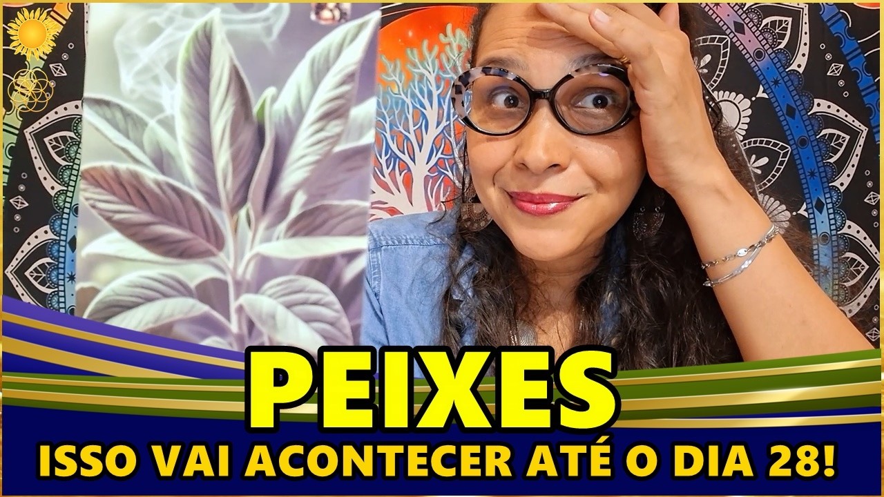 PEIXES ♓️ LEITURA FORTE 🔴 Algo ENORME  está para ACONTECER até O DIA 28! SE PREPARE PEIXES!