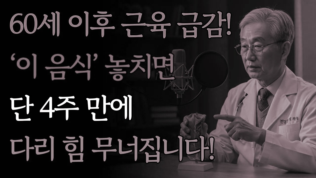 베스트 6 공개! 시니어가 자주 놓치는 근력 재생 식품 리스트 | 건강정보 | 단백질영양 | 근감소예방 | 혈관관리 | 오디오북