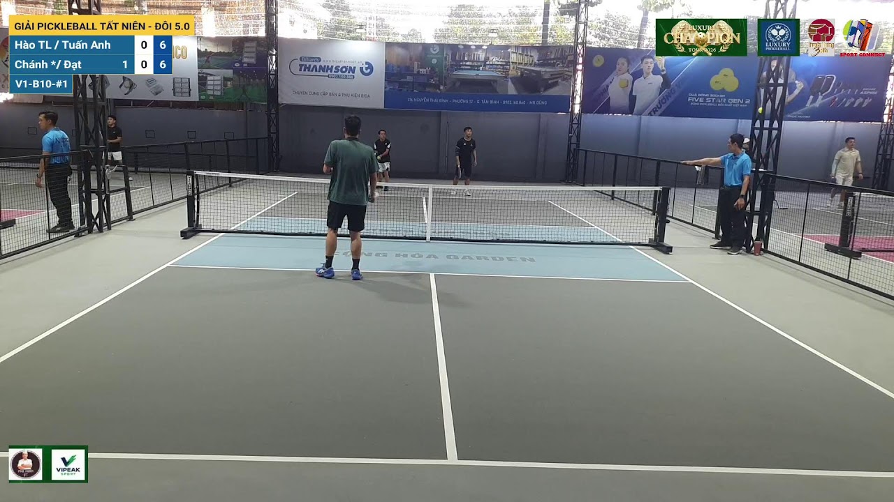 LIVE | GIẢI PICKLEBALL TẤT NIÊN - ĐÔI 5.0 | V1-B10-#1