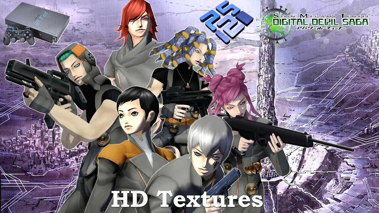 Digital Devil Saga HD ~High Resolution Textures | PCSX2 1.7.2520 Vulkan |  4K True 60FPS ? PS2 PC