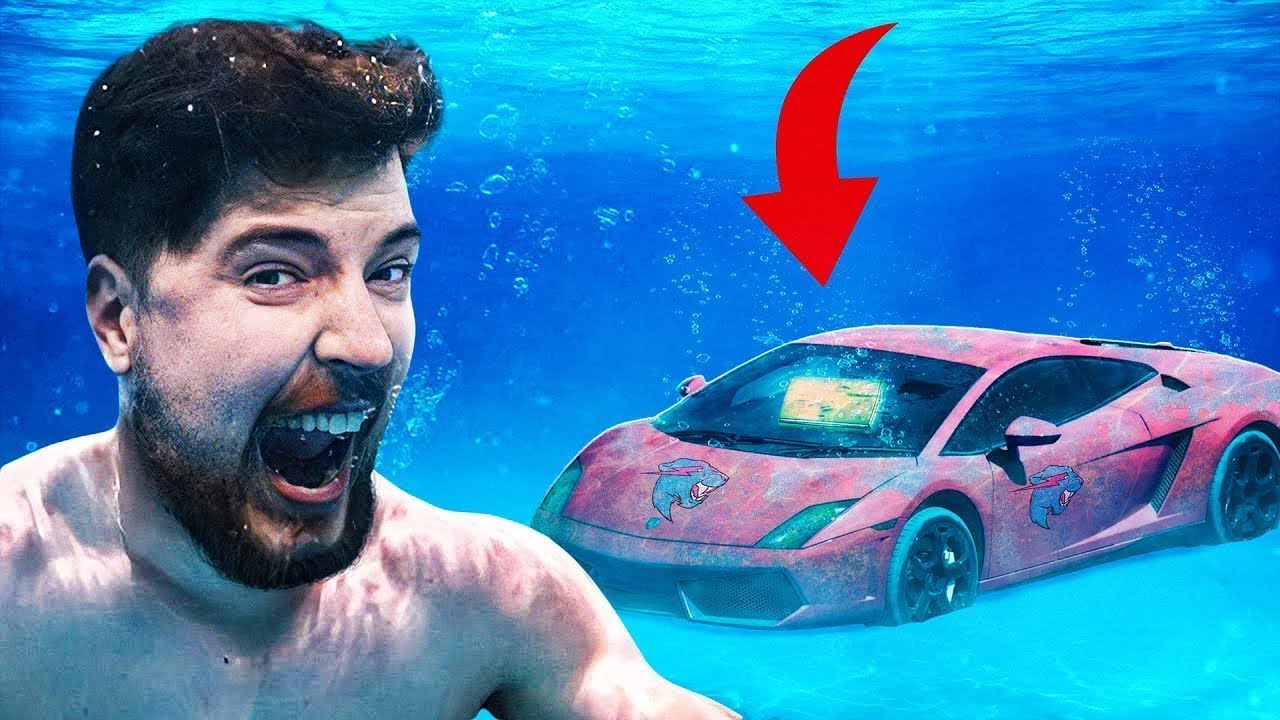 Я нашел ЭТО в затонувшей машине MrBeast
