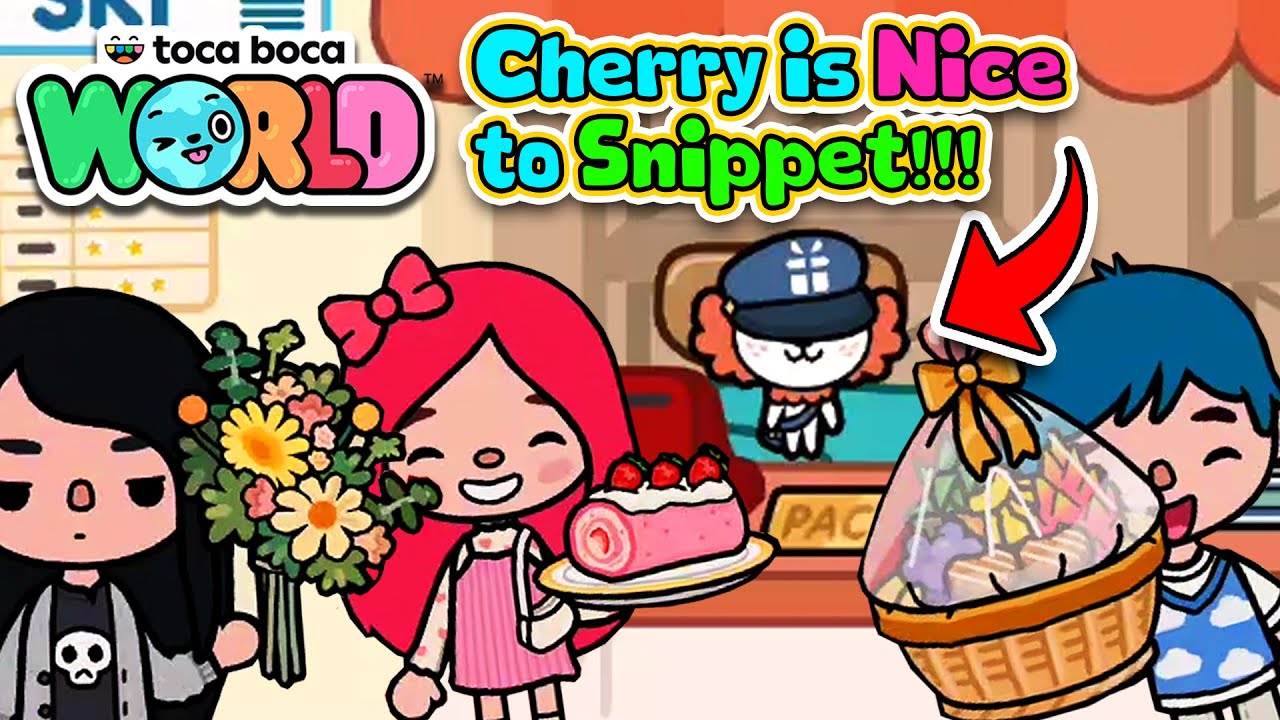 Cherry is Nice to Snippet! - Toca Life World