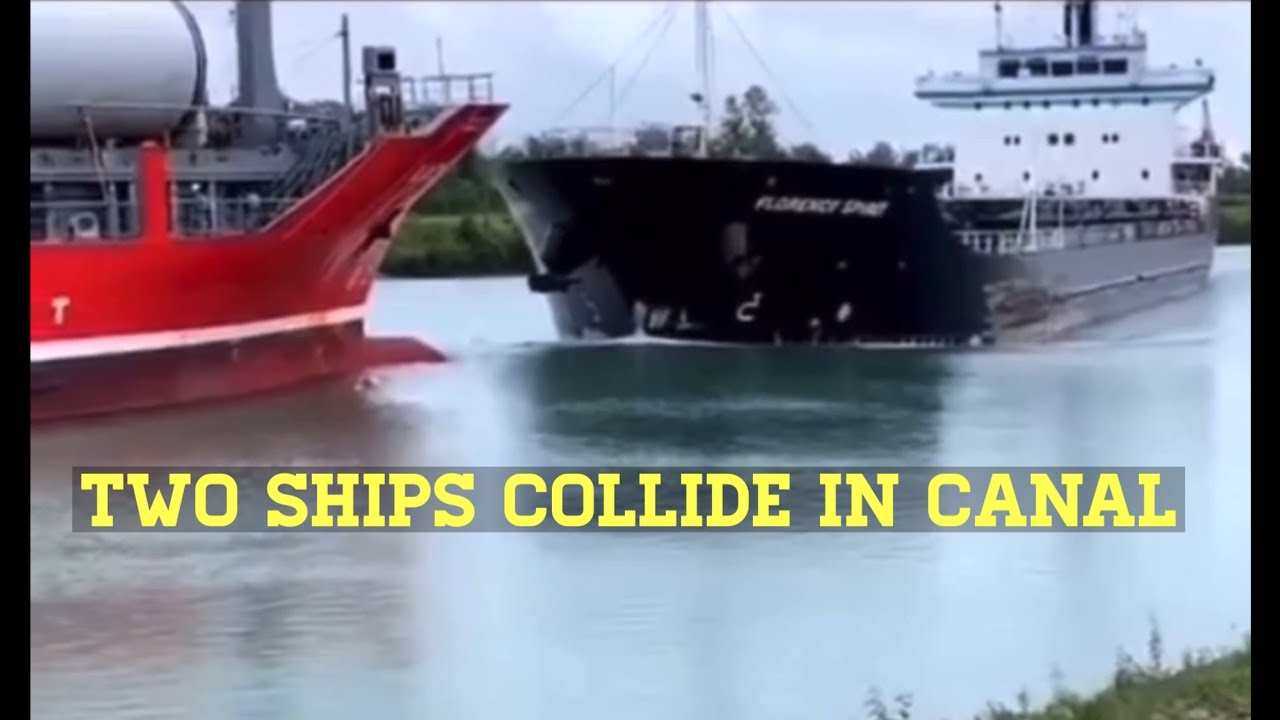 TWO ships Collided in The Canal | What Went Wrong During Navigation ?