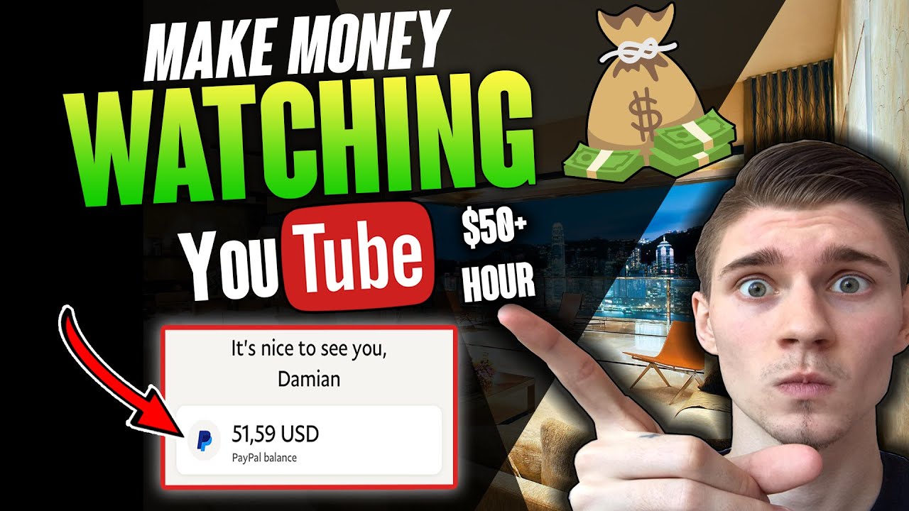 Make Money Online Watching Youtube Videos ($50+ HOUR!) | Available Worldwide In 2021