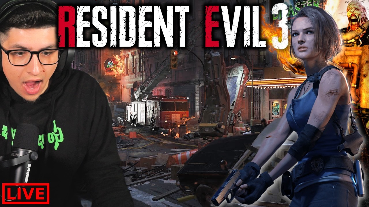 RESIDENT EVIL 3  - MY FIRST BLIND PLAYTHROUGH (PART 1)