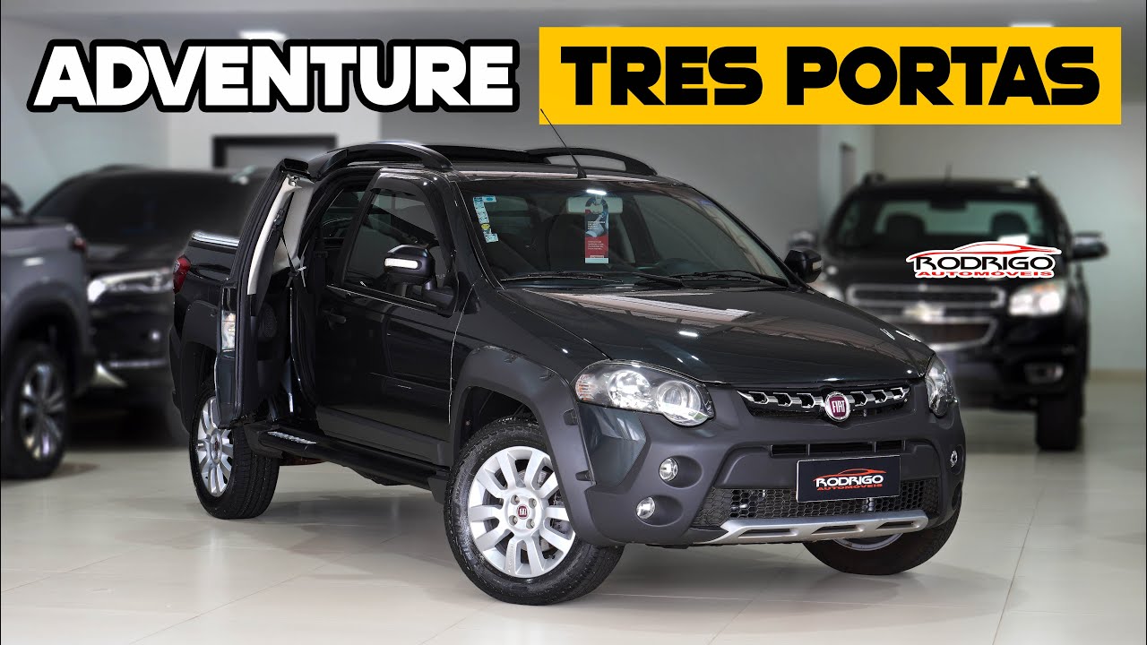 RARA STRADA ADVENTURE CABINE DUPLA 2015 com APENAS 67.000 KM na Rodrigo Automóveis!