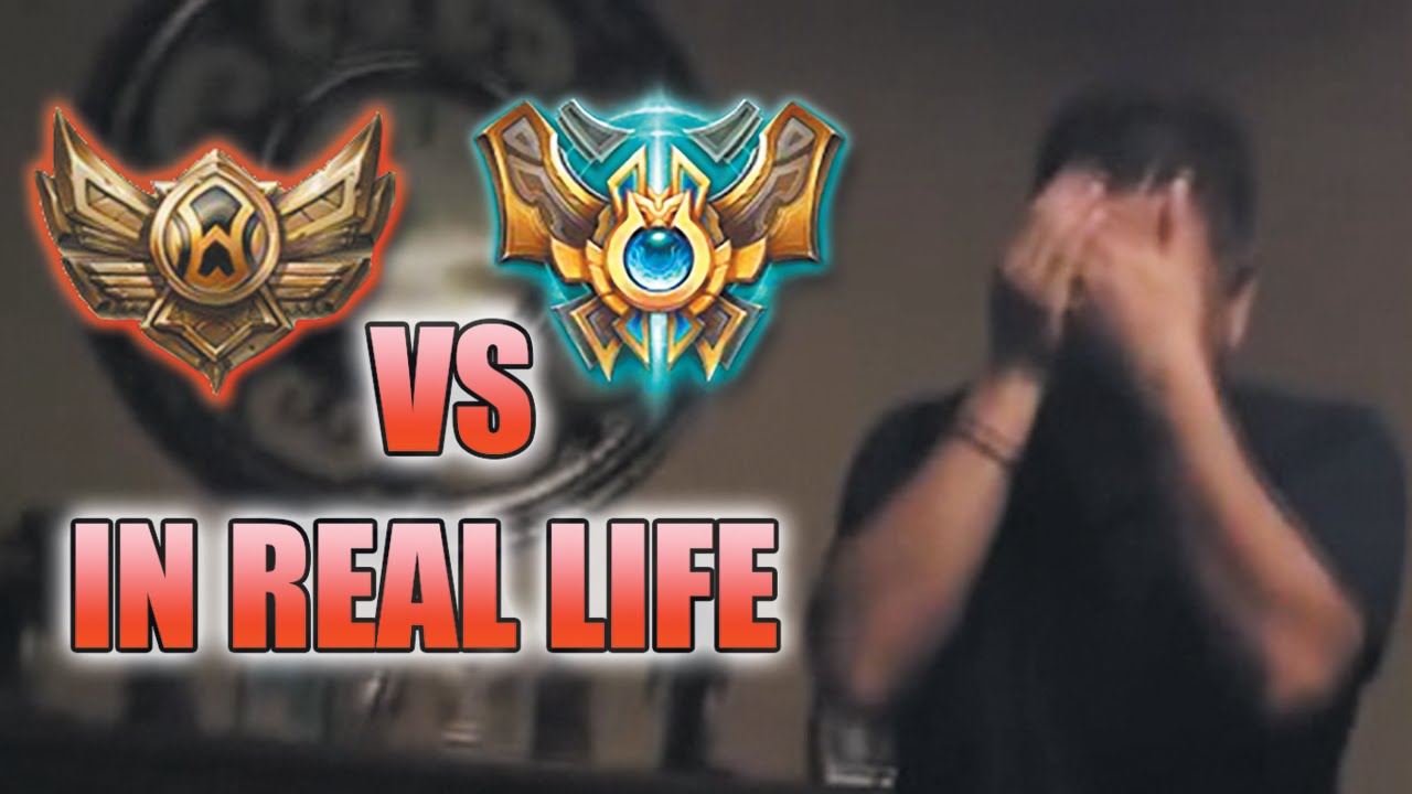 Bronze VS Challenger In Real Life #5  [Amateur VS Professional]