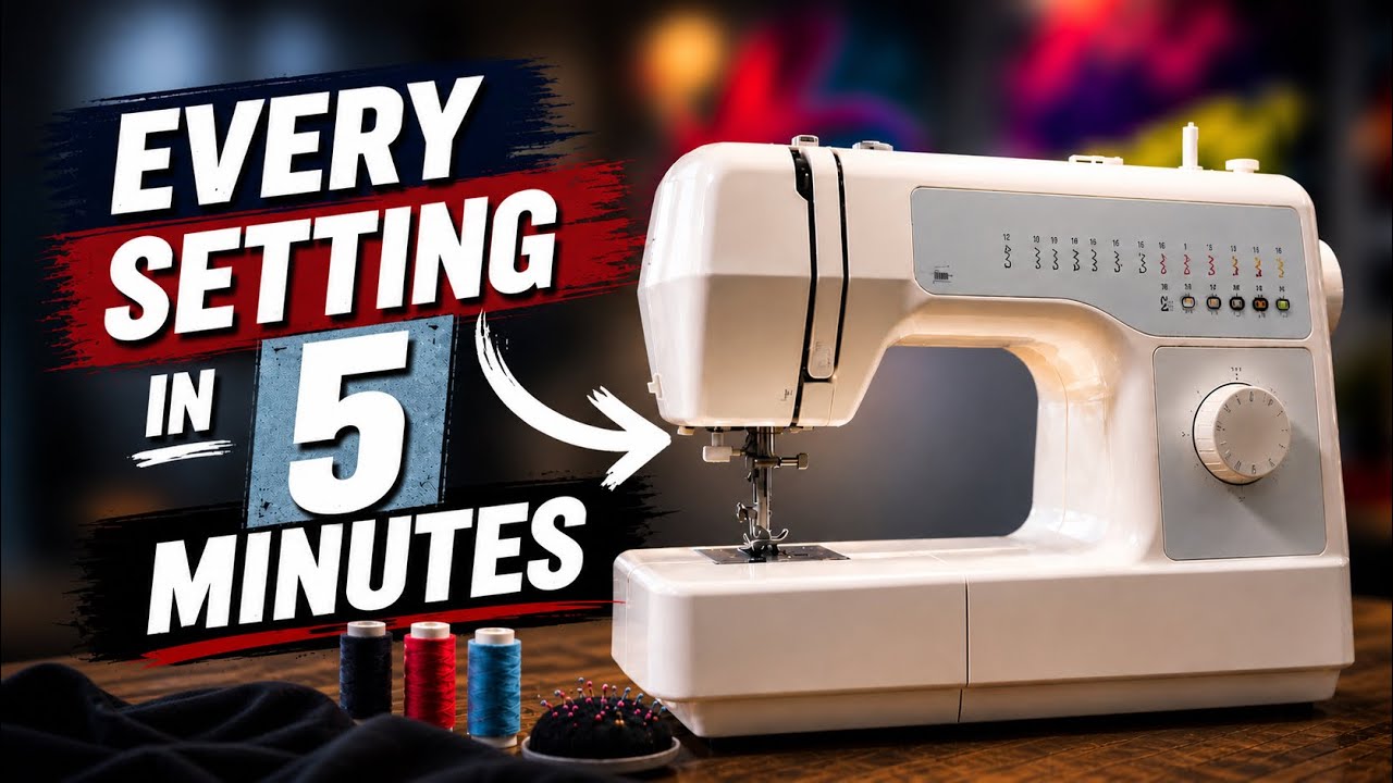 EASY Sewing Machine Tutorial (Style GAME CHANGER!)