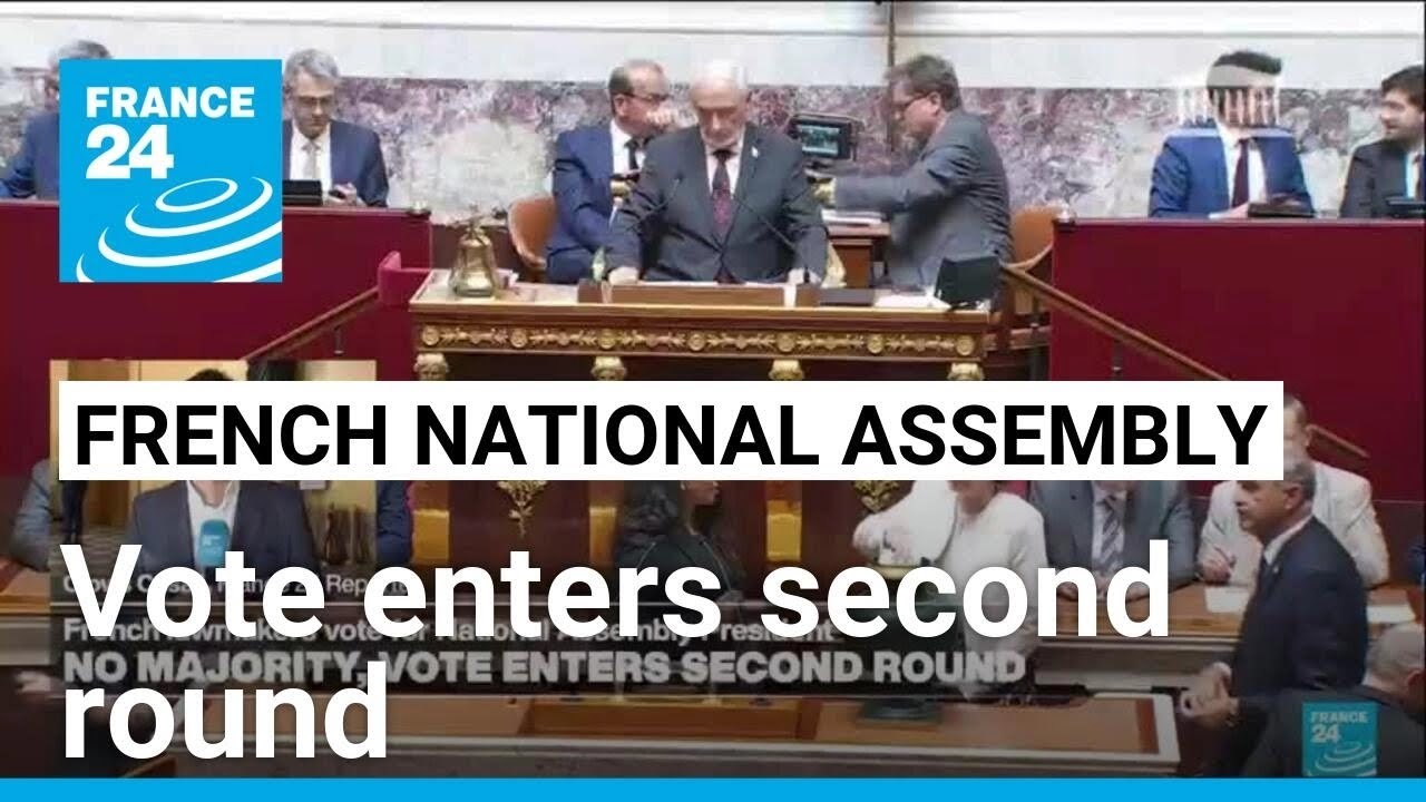 France's newly elected lawmakers begin choosing a speaker: Vote enters second round • FRANCE 24