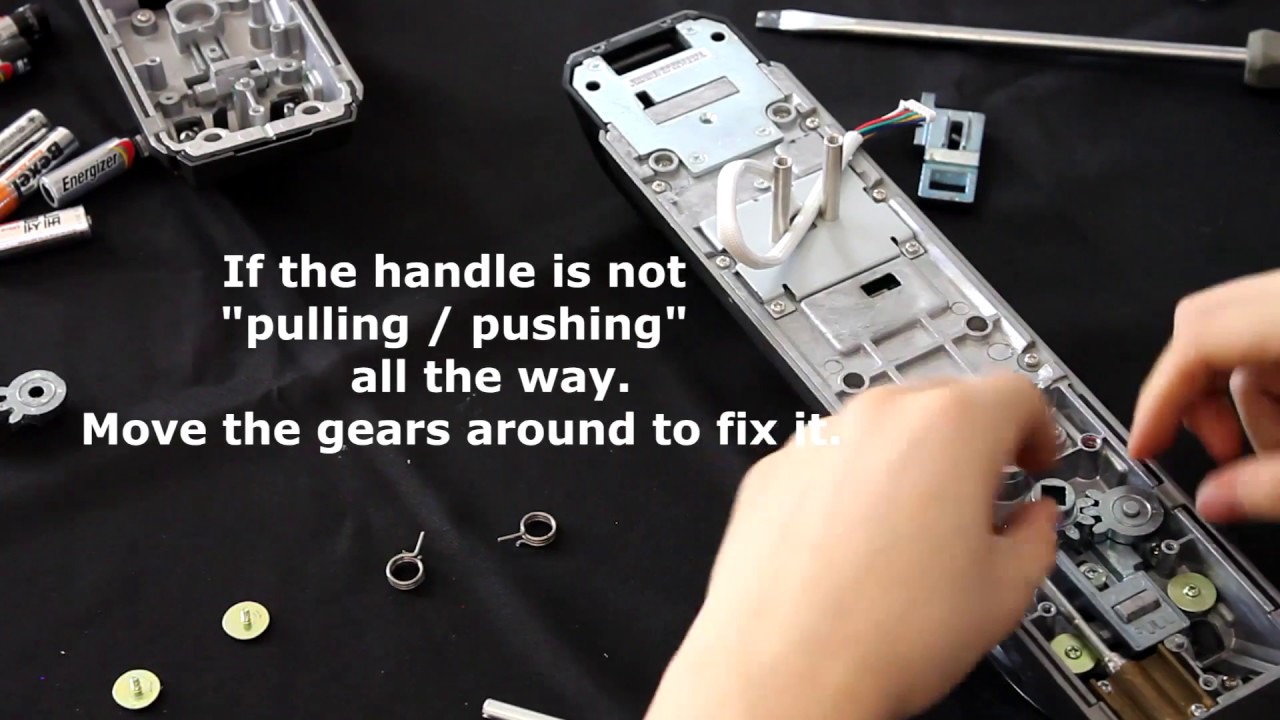 Samsung SHS P718 Push/Pull Doorlock into Pull/Push