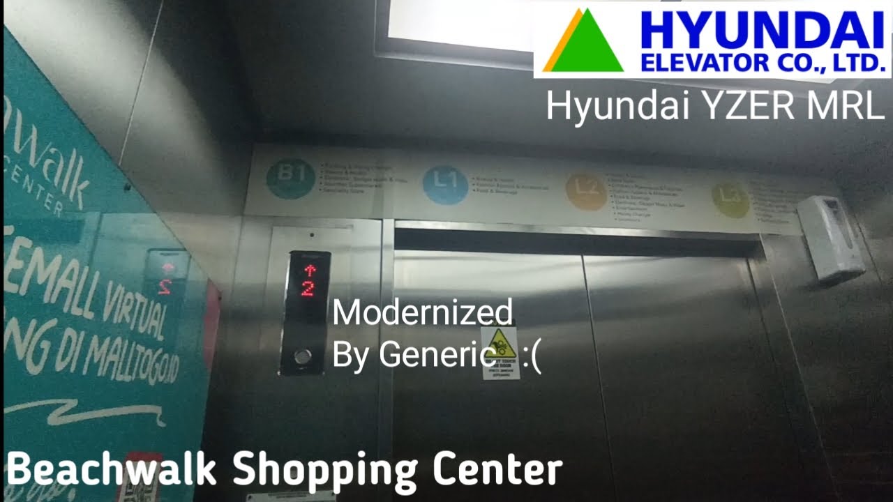 Hyundai MRL Traction Elevator - Beachwalk Shopping Center, Kuta, Bali