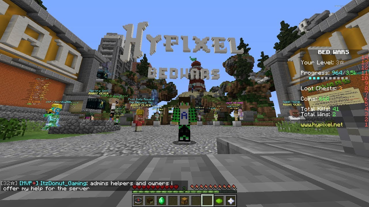 Playing on Hypixel ( Hypixel LIVE )