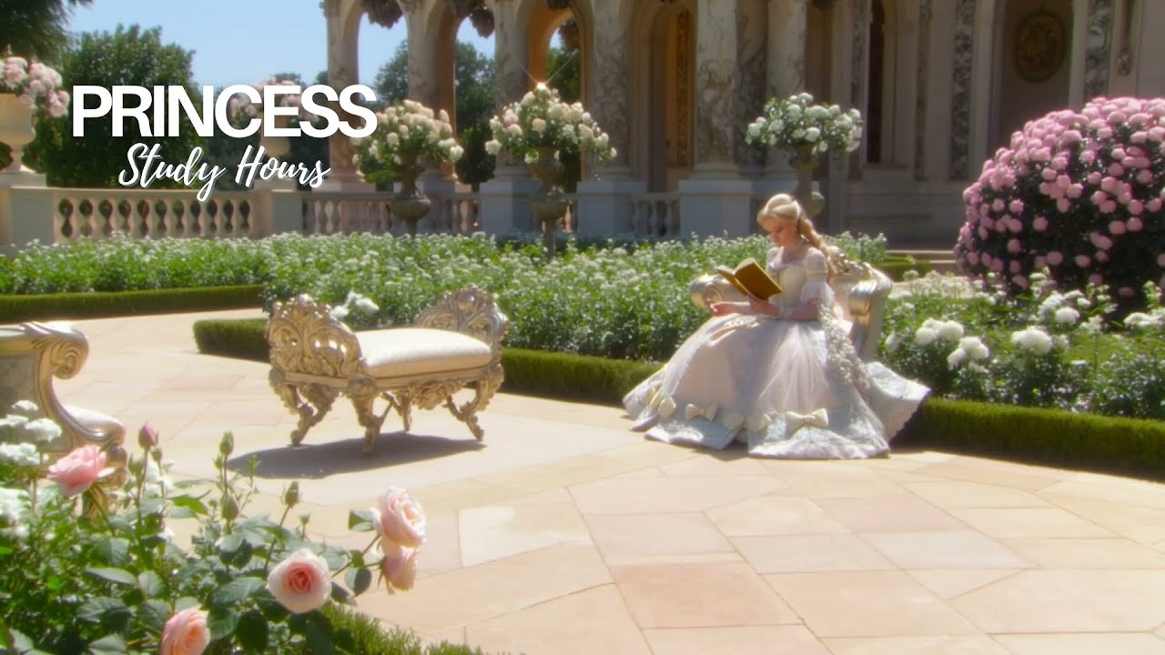 Serene Palace Courtyard 🎀 3 Hours of Ambient Music for Relaxing Work | リラックス音楽