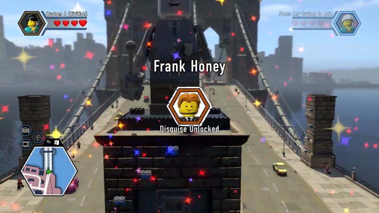 LEGO City Undercover | Disguise Unlocking - Frank Honey