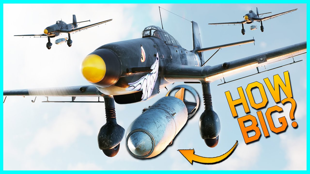 The Dive Bombing Stuka's New Bomb is INSANE - War Thunder