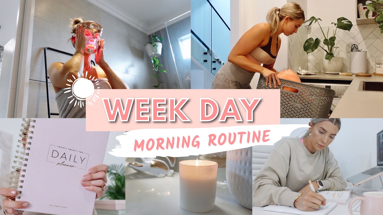 WEEKDAY MORNING ROUTINE/ Planner Launch/ Evening Pamper Routine/ Steph Pase