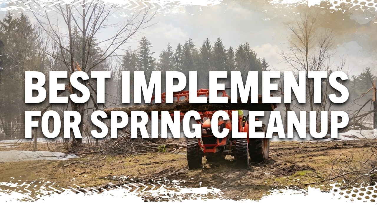 7 лучших навесных орудий для трактора для весеннего ухода за участком.