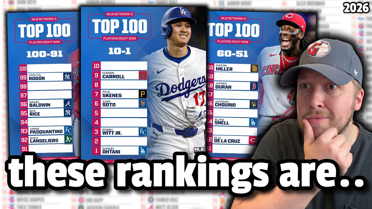 MLB Just Ranked the TOP 100 PLAYERS in 2026