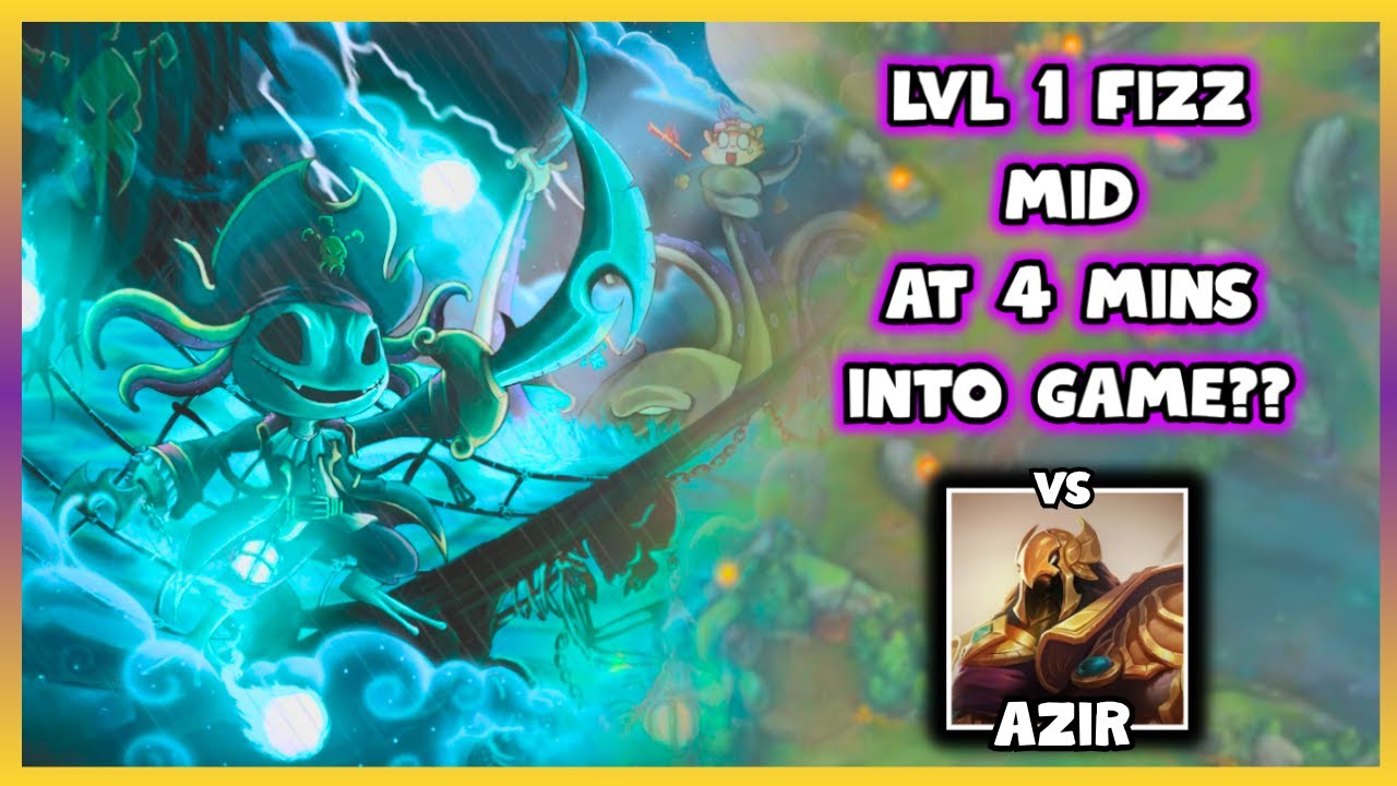 We DC'd For 4 Minutes at Lvl 1 This Game | Fizz Mid vs Azir 15.16