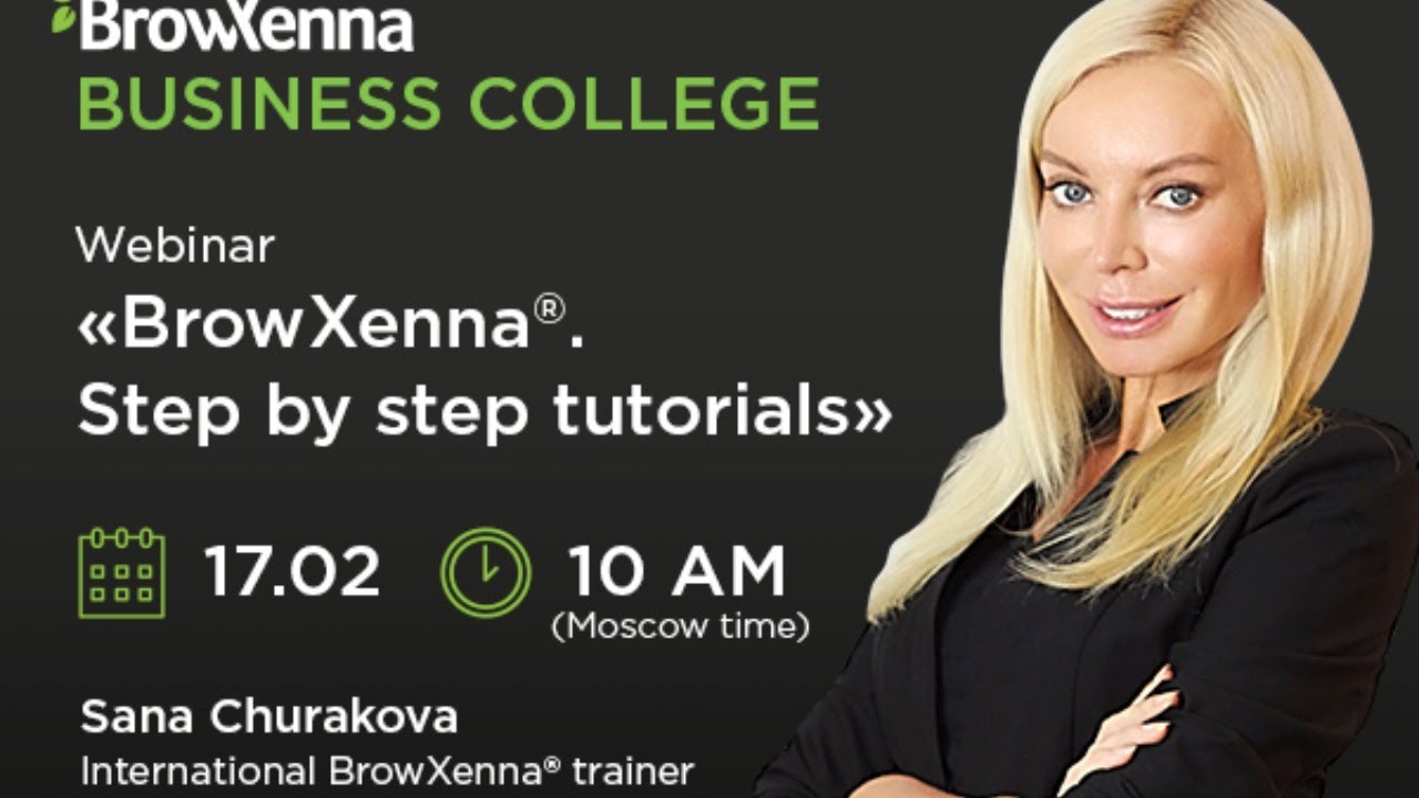 BrowXenna®. Step by step tutorials.