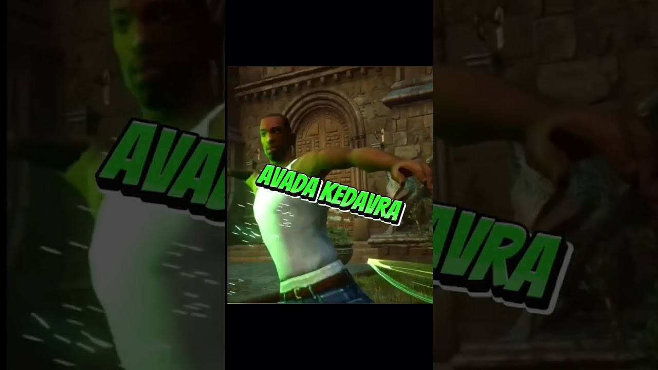 Carl Johnson goes to Hogwarts!😈 #harrypotter #hogwarts #hogwartslegacy #gta5 #gta #carljohnson #gg