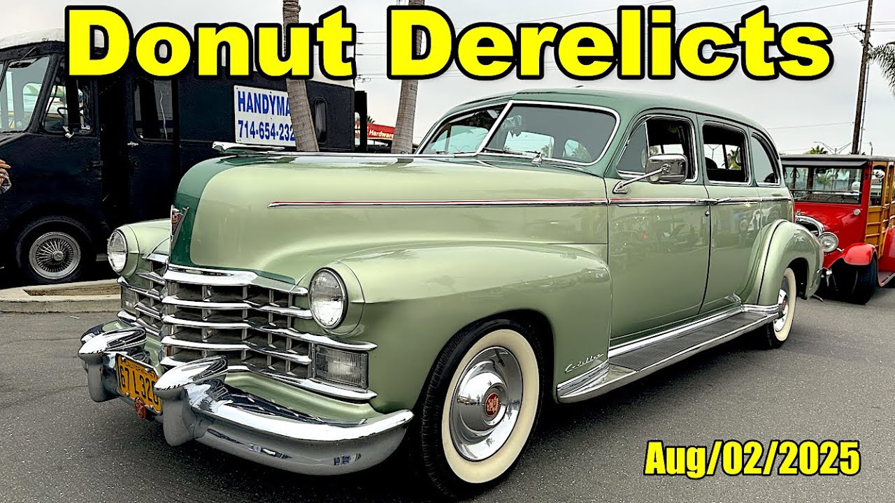 Classic Car Show Donut Derelicts (Aug/02/2025) Huntington Beach, California