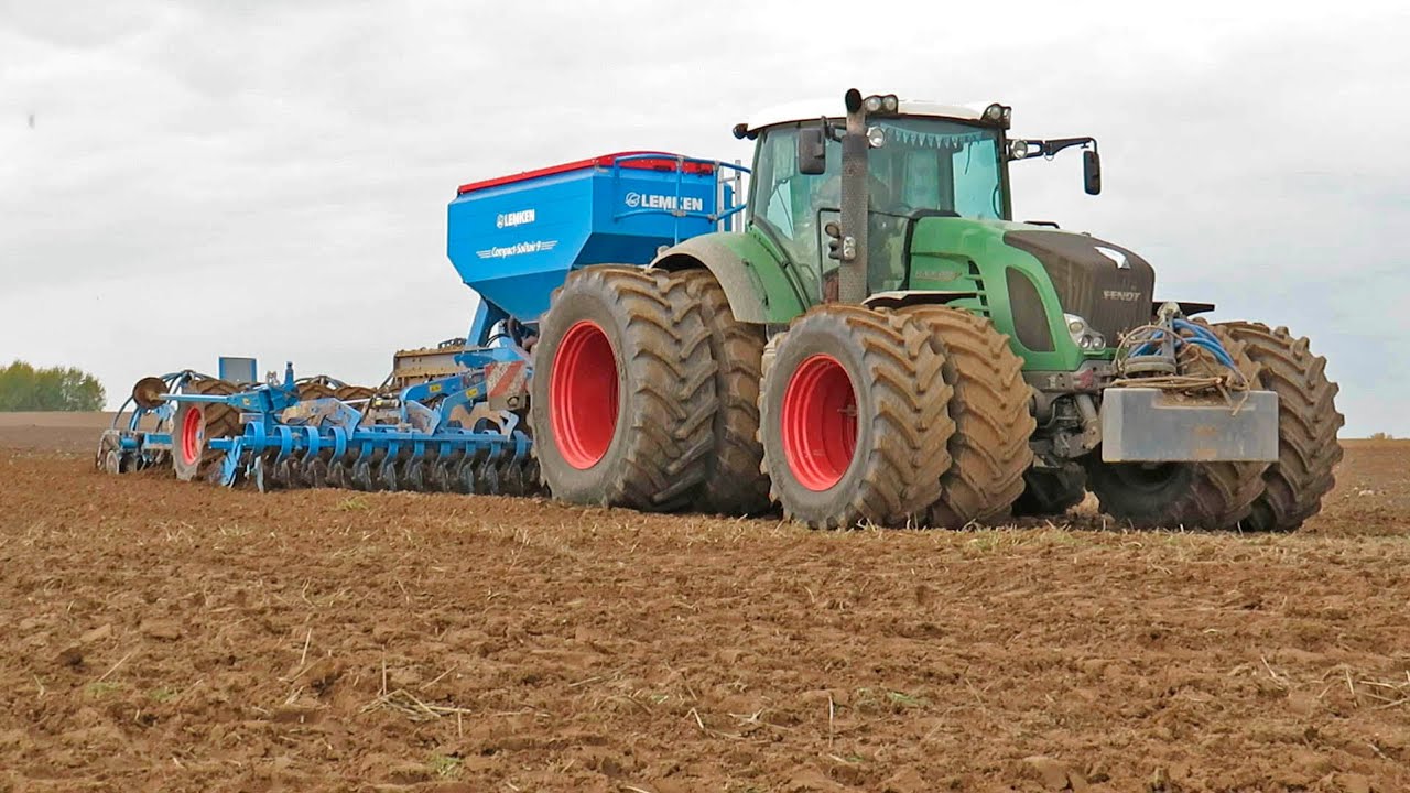 [Siew] FENDT 933 Vario + LEMKEN Compact-Solitair 9