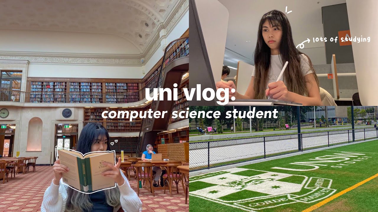 uni diaries 📁🖇️: computer science student at unsw, lots of studying, less stress week!