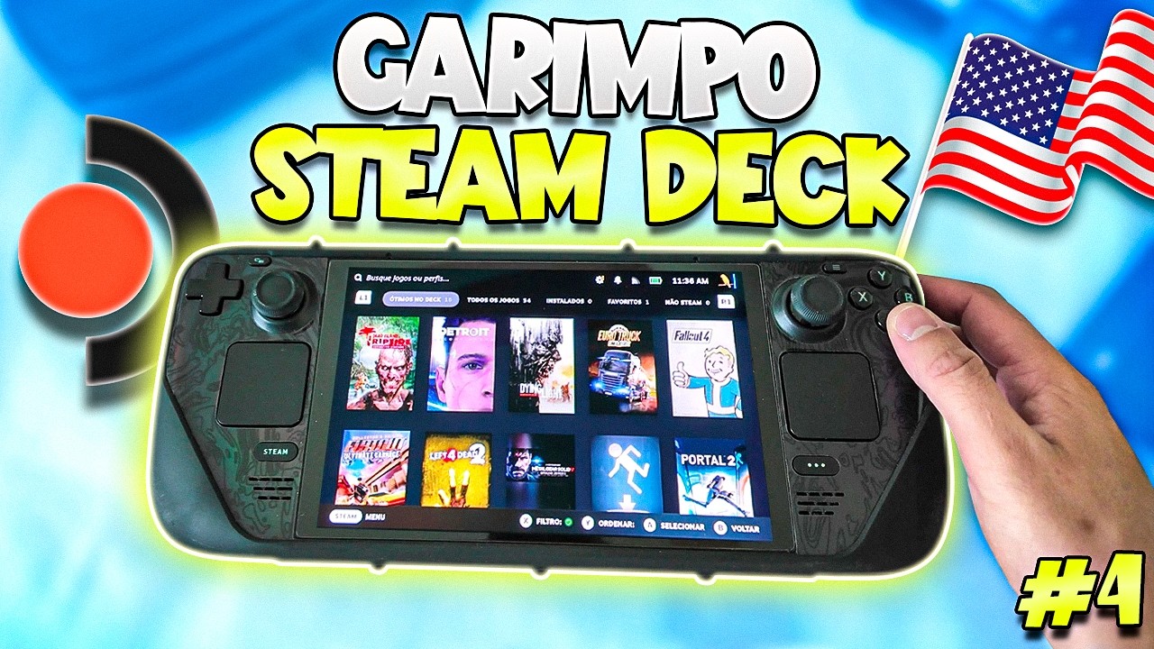 GARIMPEI UM STEAM DECK OLED BARATO nos ESTADOS UNIDOS! #4