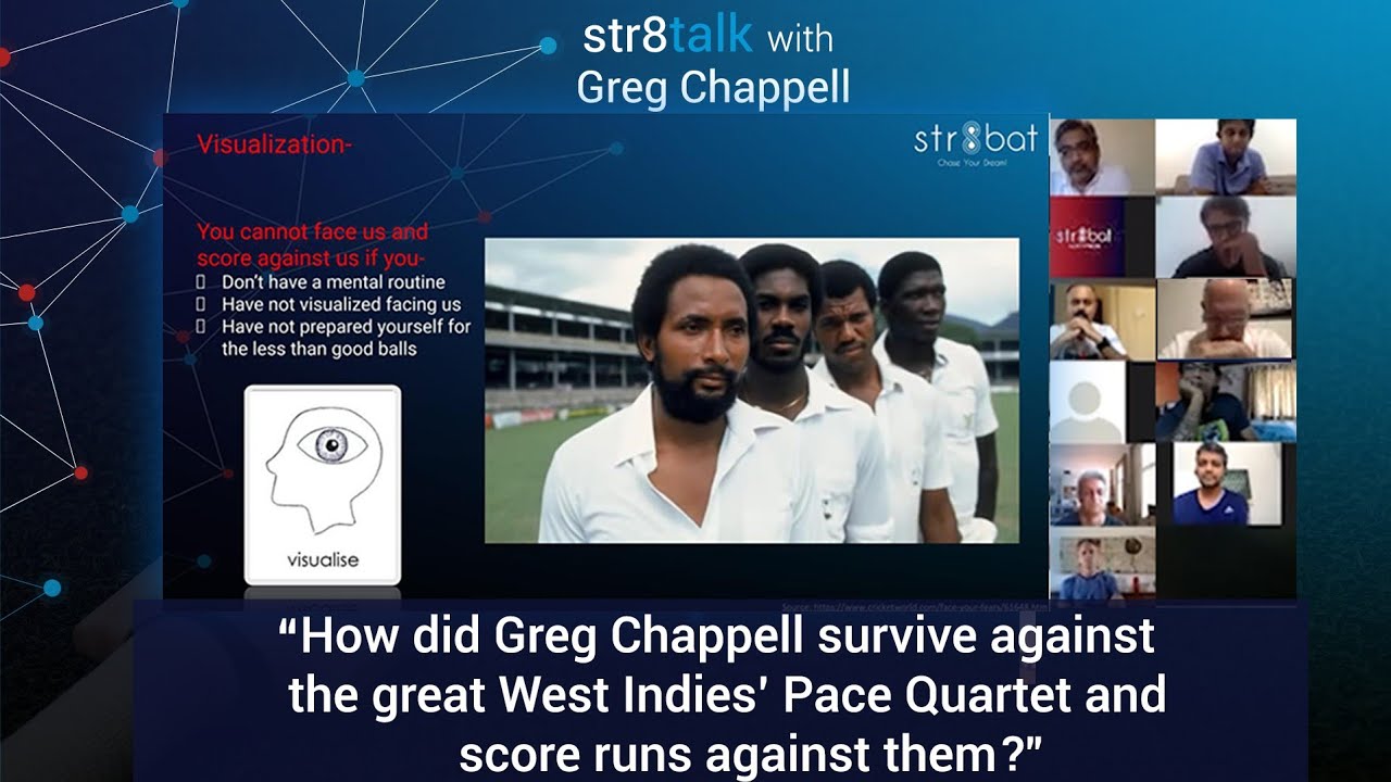 How did Greg Chappell survive against the great West Indies’ Pace Quartet & score runs against them?