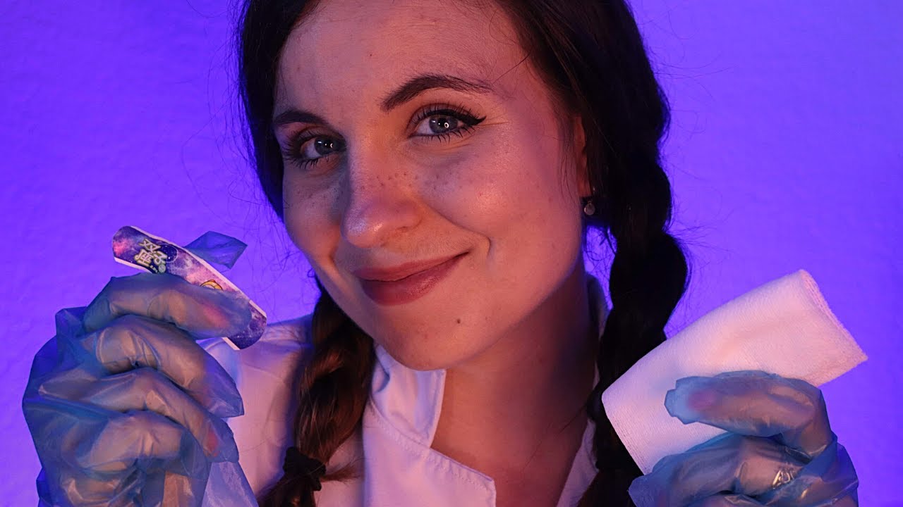 ASMR | ROLEPLAY Infirmière scolaire 👩🏻‍⚕️On désinfecte un petit bobo 🩹