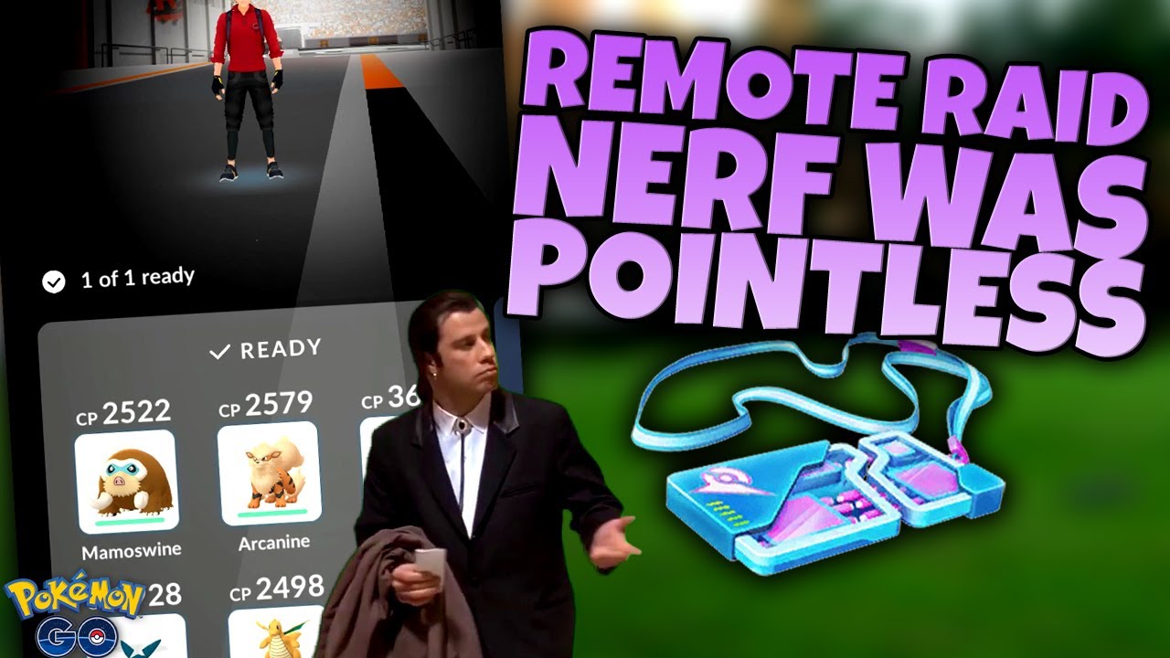 IN-PERSON RAIDING FEELS DEAD in Pokémon GO!!  What Was the Point of Nerfing Remote Raids??