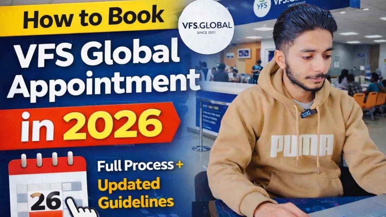 How to Book VFS Global Appointment in 2026 | Full Process + Updated Guidelines