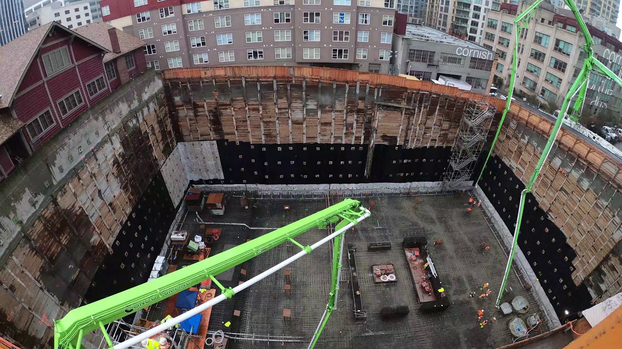 Boren Tower Project Mat Pour - Part 2