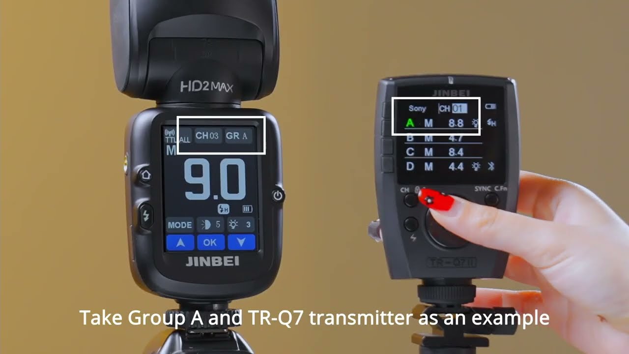 Tutorial für den Jinbei HD-2 Max Aufsteckblitz